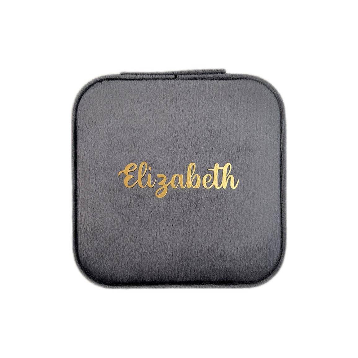 Personalised travel jewellery box